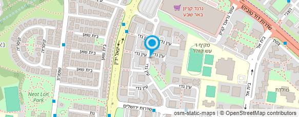 מפת הגעה אל דואר ישראל-מסירת דואר