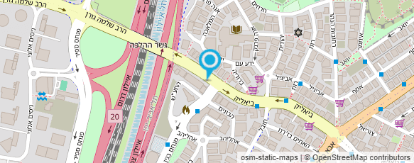 מפת הגעה אל עו"ד לוונטל יוסי