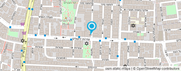 מפת הגעה אל יעל קוסמטיקס