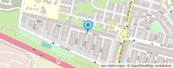 מפת הגעה אל טל הררי איפור מקצועי