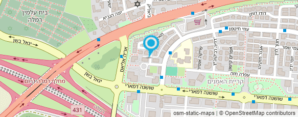 מפת הגעה אל שירן אולו - מאפרת מקצועית