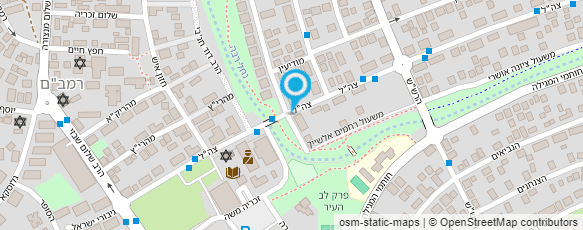 מפת הגעה אל מוניות ראש העין