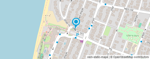 מפת הגעה אל דואר ישראל-מסירת דואר