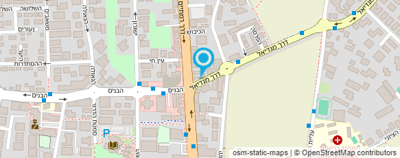 מפת הגעה אל דואר ישראל-מסירת דואר