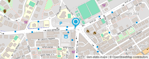 מפת הגעה אל דואר ישראל-מסירת דואר