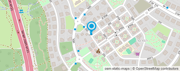 מפת הגעה אל דואר ישראל-מסירת דואר