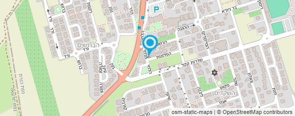 מפת הגעה אל דואר ישראל-מסירת דואר