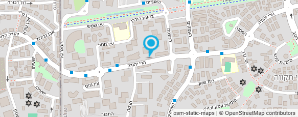 מפת הגעה אל דואר ישראל- מסירת דואר