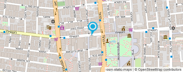 מפת הגעה אל אינסטלטורים בכחול