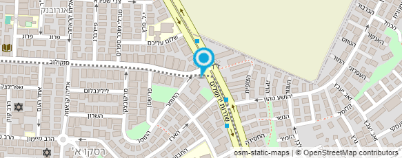 מפת הגעה אל שיפודי בן חולון