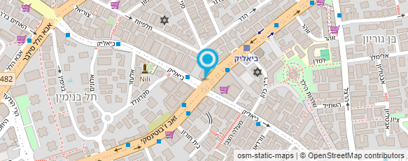 מפת הגעה אל אריאל בלנק -רפואה סינית מסורתית