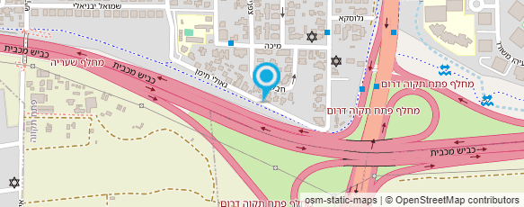 מפת הגעה אל קליניקה עוגן