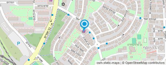 מפת הגעה אל דואר ישראל-מסירת דואר