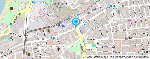 מפת הגעה אל דואר ישראל-מסירת דואר