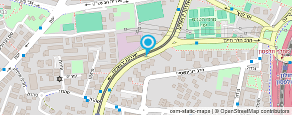 מפת הגעה אל דואר ישראל-מסירת דואר מפת הגעה אל דואר ישראל-מסירת דואר