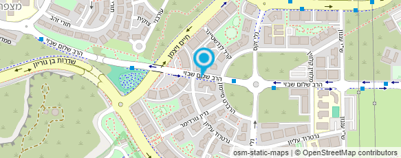 מפת הגעה אל דואר ישראל-מסירת דואר