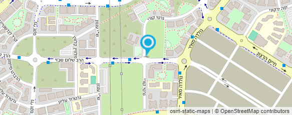 מפת הגעה אל דואר ישראל-מסירת דואר