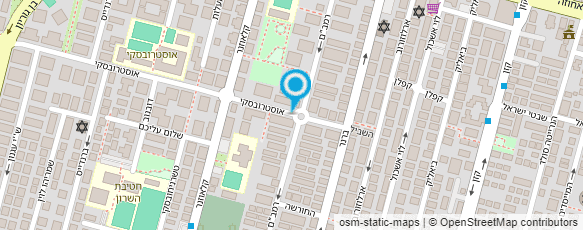 מפת הגעה אל דואר ישראל-מסירת דואר