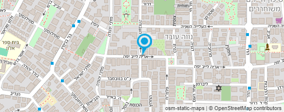 מפת הגעה אל דואר ישראל-מסירת דואר