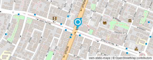 מפת הגעה אל דואר ישראל-מסירת דואר מפת הגעה אל דואר ישראל-מסירת דואר