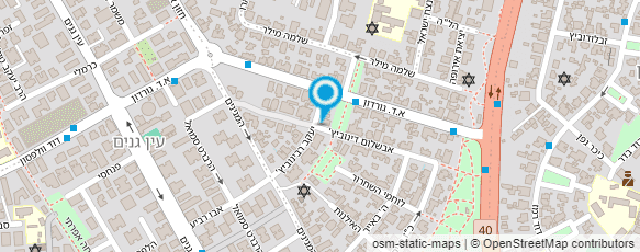 מפת הגעה אל דואר ישראל-מסירת דואר