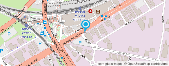 מפת הגעה אל מכללת אורנס