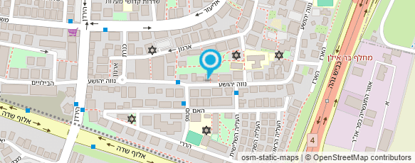 מפת הגעה אל פיצה נווה יהושוע