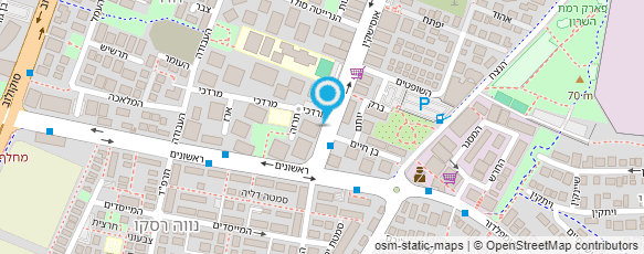 מפת הגעה אל רינת בלוט מטפלת גוף נפש