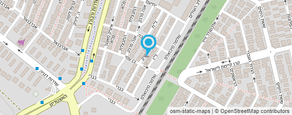 מפת הגעה אל ס.ר שירותי מלגזות