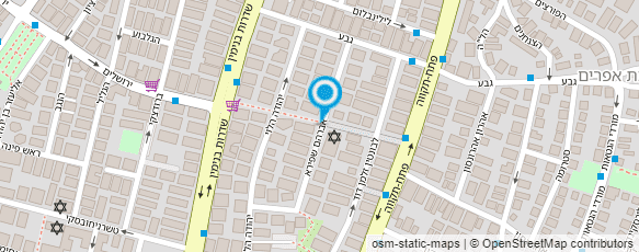 מפת הגעה אל בלומה ברגשטיין