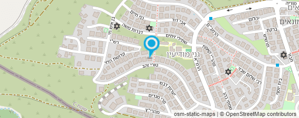 מפת הגעה אל יפה בן אור רפלקסולוגית