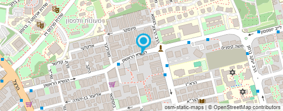 מפת הגעה אל א.פייביש מהנדס אזרחי