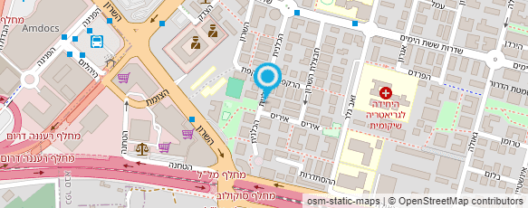 מפת הגעה אל נחמה רוזן - ‎תזונה בתבונה