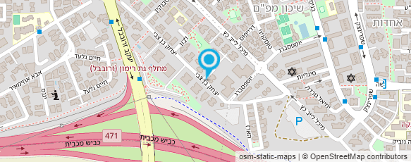 מפת הגעה אל סופר עדנה