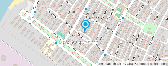 מפת הגעה אל יעקב מאור - תכנון ערים בע''מ