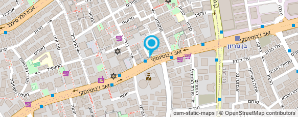 מפת הגעה אל דואר ישראל- מסירת דואר