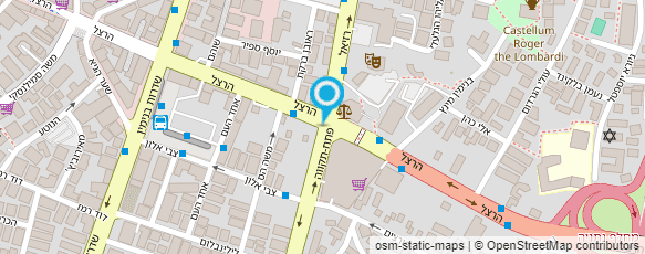 מפת הגעה אל דואר ישראל-מסירת דואר