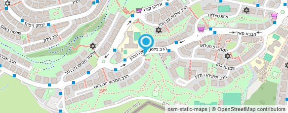 מפת הגעה אל נחל הובלות ירושלים