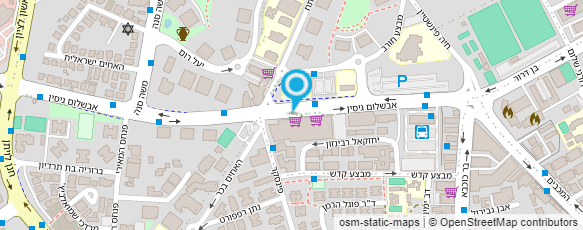 מפת הגעה אל דואר ישראל-מסירת דואר