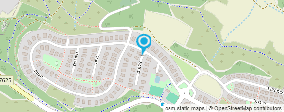 מפת הגעה אל קו בטבע - תכנון ועיצוב גינות