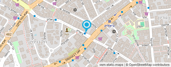 מפת הגעה אל יפעת מיכאלי לוי- מעצבת פנים