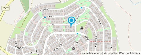 מפת הגעה אל בתשבע גרנות - יועצת הנקה