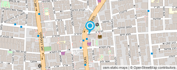 מפת הגעה אל חומוסיית אבו גוש ראשון לציון