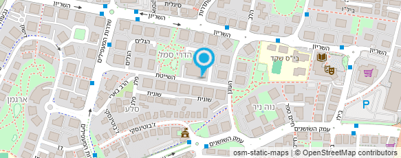 מפת הגעה אל סילבי ברזלי - פיזיותרפיסטית וסטיבולרית