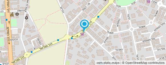 מפת הגעה אל דואר ישראל-מסירת דואר