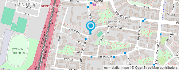 מפת הגעה אל כולל אברכים יד יצחק