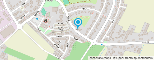 מפת הגעה אל עמותת מרכז יום גדרות