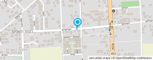 מפת הגעה אל נועם צ'י - בית ספר לעיסוי תאילנדי, יוגה, טיפולים ועוד