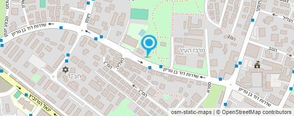 מפת הגעה אל פיצה כמעט חינם קריית מלאכי