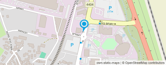 מפת הגעה אל סנסורי פתרונות תוכנה בע"מ